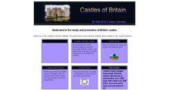 Desktop Screenshot of castles-of-britain.com