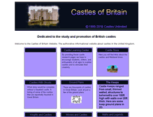 Tablet Screenshot of castles-of-britain.com